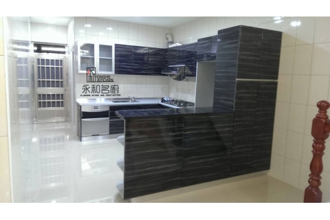 ㄇ字型系統廚具(含餐櫃)