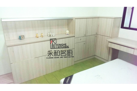 床(床頭櫃&書桌&收納櫃)