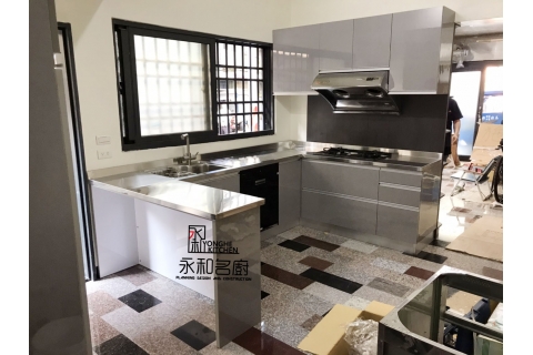 ㄇ字型廚具(含中島、電器櫃)